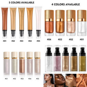 Enlumineur liquide scintillant minéral pour le corps et le visage, illuminateur waterproof longue tenue, maquillage pailleté haute pigmentation - Product Image 5