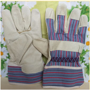 ถุงมือทำสวนหนังวัว ป้องกันหนาม ระบายอากาศ ป้องกันการบาด ทนทานต่อการฉีกขาด ไม่มีส่วนผสมของซิลิโคน สำหรับงานหนัก ตัดแต่งกิ่ง - Product Image 1