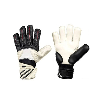 Professional Fashionable High Quality Latest Trending Design Full Finger PU Leather Non-Slip Hook Loop Closure Goalkeeper Gloves - Product Image 1