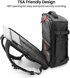Sac à dos de voyage professionnel noir résistant à l'eau pour ordinateur portable - Product Image 4