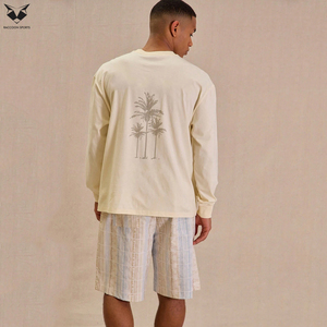 Chemises à manches longues pour hommes en gros – Hauts décontractés tendance en tissu confortable, style classique avec impression de logo disponible - Product Image 2