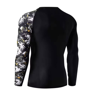 100% High Quality Custom Made Rash Guard <b>Men</b> High Quality Customized Rash Guard Latest Style OEM Logo <b>For</b> <b>Men</b> Rush Guards - Product Image 5