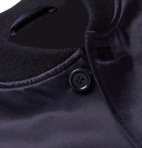 แจ็คเก็ตบอมเบอร์กระดุมหนาสำหรับฤดูหนาวโลโก้ออกแบบได้ตามต้องการเสื้อแจ็กเก็ตนักออกแบบแฟชั่นสำหรับกลางแจ้งไฟลท์โอเวอร์ไซส์ - Product Image 5