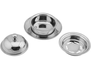 Boîte à beurre rectangulaire en acier inoxydable avec un design moderne et luxueux, compatible lave-vaisselle et écologique, taille personnalisée pour une utilisation en cuisine - Product Image 2