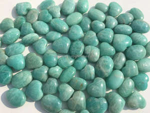 Vente en gros de pierre précieuse Reiki en forme de cœur d'amazonite en cristal naturel Pierre semi-précieuse artisanale Feng Shui sculptée en pierre entière - Product Image 4