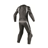 Combinaison de moto personnalisée en cuir pour homme, tenue de course complète à manches longues