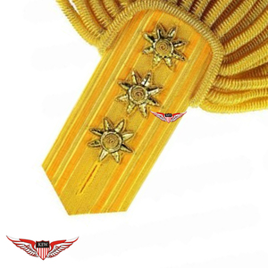 KEW - Epaulette Decorativo Bordado en Oro Vintage Ecológico para Hombro, Accesorio de Vestir con Tamaño, Color y Material Personalizables - Product Image 2