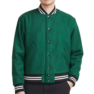 <b>Varsity</b> <b>Jacket</b> <b>Men</b> With Leather Sleeves - Casual High School Letterman Baseball <b>Bomber</b> <b>Jackets</b> For <b>Men</b> - Product Image 1