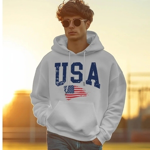 Sudaderas con Capucha Extra Grandes Personalizables de Buena Calidad en Oferta, Sudaderas Casuales de Algodón - Product Image 1