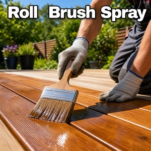 Weather Resistant Low VOC UV Anti Fade Wood Protective Coating Color Retaining Eco Friendly <b>Waterproof</b> Finish 1K For Outdoor - Product Image 4