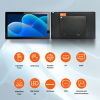 Monitor de Pantalla Táctil Industrial de 15.6 Pulgadas, Alto Rendimiento, Frente Plano Real, Capacitivo Multitáctil, Carcasa de Aluminio IP65 por Delante/De Trás