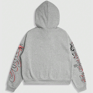Up-Felt-Impex Men's Custom Solid Winter 100% Cotton Printed Streetwear Hooded Quick-Drying Breathable Hoodie <b>Sweatpants</b> <b>Set</b> - Product Image 3