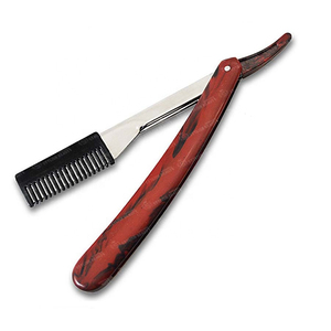 RAMAFHH MEDAX Disposable Rainbow Finish Stainless Steel <b>Single</b> <b>Blade</b> Safety <b>Razor</b> for Men Barber Shop Use Manual Face Shaving - Product Image 3