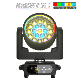 ไฟ LED Wash SHEHDS IP66 19x20W RGBLAC สำหรับงานดีเจ ปรับซูมได้ เหมาะสำหรับเวที งานปาร์ตี้ บาร์ คอนเสิร์ต - Product Image 2