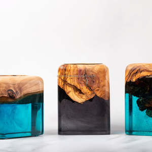 เครื่องเผาธูปศิลปะทำจากเรซินไม้จันทน์ธรรมชาติอันหรูหราที่เก็บธูปสำหรับศาสนาแบบดั้งเดิมอาหรับ - Product Image 3