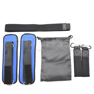 Tobilleras duraderas para gimnasio, tobilleras ajustables para entrenamiento con cable y resistencia - Product Image 6