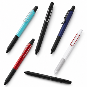 GANRAKU Mitsubishi Jetstream Edge 3 Bolígrafo Multiusos Ultrafino de 0.5mm, Bolígrafo de Gel Ejecutivo Japonés Premium, Marrón, Azul Marino, Impresión UV - Product Image 1