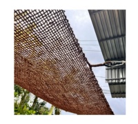 Voiles d'ombrage écologiques en fibre de coco naturelle pour terrasses extérieures, balcons, maisons de plage et structures d'ombrage de jardin