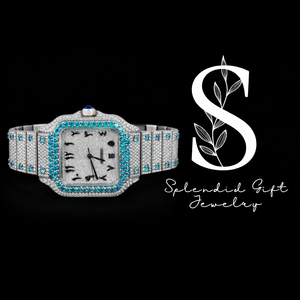 Relojes de moda con diamantes de moissanita VVS1 para hombre y mujer, relojes de acero inoxidable. - Product Image 1