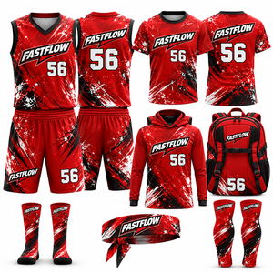 Camiseta de Baloncesto Personalizada de Alta Calidad al por Mayor, Diseño Nuevo de Fábrica, para Hombre, Tallas Grandes, Logotipos y Números de Todos los Equipos, Sin Mangas, Transpirable - Product Image 1