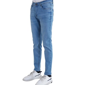 Jeans Casuales de Mezclilla para Hombre, Estilo Urbano, OEM, Cintura Media, 100% Algodón, Transpirables, Blancos, Precio Económico, Venta al Por Mayor - Product Image 2