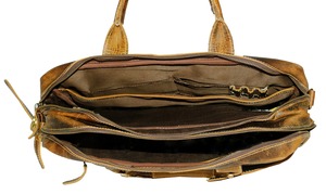 Sac messager en cuir de qualité supérieure avec broderie à motif anime, sac bandoulière vintage pour homme, pour transporter un ordinateur portable et pour les réunions d'affaires - Product Image 4