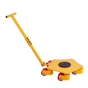 Pattini per Macchinari da 8800 Libbre con Rotazione a 360 Gradi, Ruote Girevoli in PU, Pattini per Spostamento di Macchinari Pesanti per Attrezzature di Movimentazione Materiali - Product Image 1