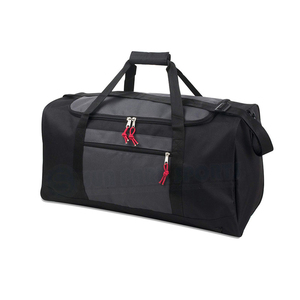 Bolsa de Gimnasio Unisex de 40-55L, Color Sólido, Cierre de Cremallera, Poliéster Resistente, Estilo Casual, Asa Suave, Compartimento Interior - Product Image 6