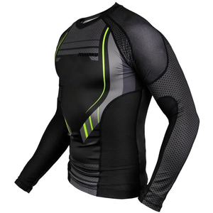 High Quality <b>Men's</b> Short Sleeve Rashguard <b>Compression</b> MMA BJJ Training <b>Shirt</b> Quick Dry Breathable Gym Wear - Product Image 4
