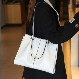 Sac fourre-tout en cuir véritable grande capacité, sac à main 2-en-1, sac bandoulière, sacoche en cuir, sac à poignée supérieure pour femme - Product Image 6