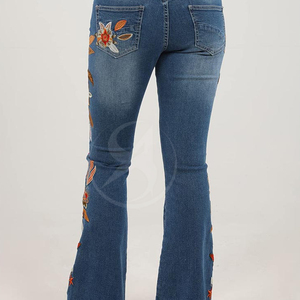 Pantalon décontracté 2026 à jambe large, taille haute, coupe droite ample en jean respirant, pantalon long oversize - Product Image 3