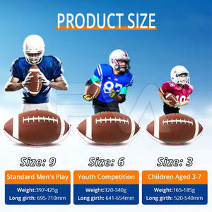 Accesorios Deportivos, Balón de Rugby Personalizado de Alta Calidad en Existencia, Balón de Rugby de Nuevo Estilo - Product Image 5