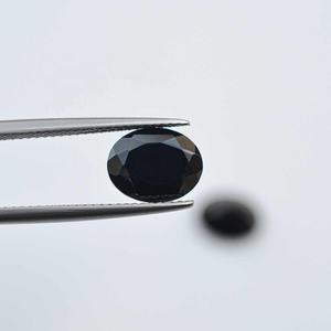 Piedras Preciosas Sueltas de Espinela Negra Natural de 10 mm y 14 mm, Corte Oval Facetado, Calibradas, para la Fabricación de Joyería Personalizada a Precio de Fábrica al por Mayor - Product Image 1