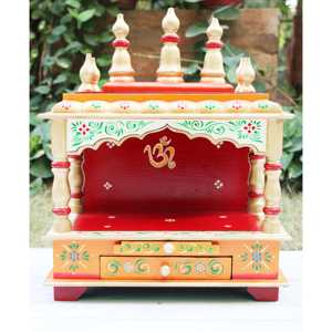 ของตกแต่งบ้านทำจากไม้รูปพระวิหารทำมือสำหรับใช้ในบ้าน - Product Image 4