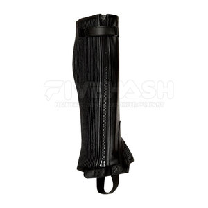 Mini Chaps de Cuero Suave para Protección de Patas de Caballo, Diseño de Cuero Liso para Entrenamiento Ecuestre al Aire Libre - Product Image 2