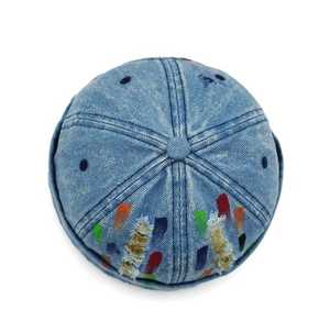Gorra de Béisbol de Mezclilla Unisex, Estilo Casual con Bloques de Color, 56-58 cm, Material de Poliéster Jacquard, Ajustable para Exteriores - Product Image 3