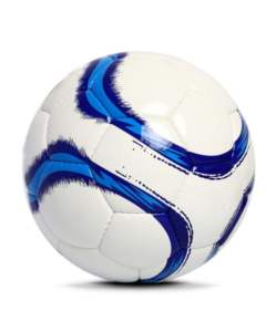 Balón de Fútbol de Entrenamiento Premium TORO SKINS Blue Strike - Talla 5, Curva Potente, Cosido a Máquina, Blanco/Azul Tormenta, Deportes al Aire Libre - Product Image 3
