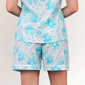 Conjunto de Pijama de Algodón Tejido con Diseño Floral Único para Mujer, Suave, Transpirable y Ecológico, Precio Competitivo - Product Image 6