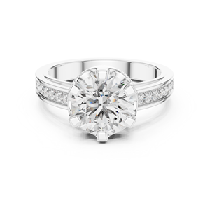 Anillo de oro hecho a mano chapado en oro de 14 quilates Cosmos para mujer diseño personalizado con piedras joyería fina para - Product Image 5