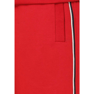 Conjunto Deportivo Rojo con Capucha para Mujer, Manga Larga, Cierre de Cremallera, Bolsillos Laterales, Transpirable, Informal, Otoño, Color Sólido, 100% Poliéster - Product Image 6
