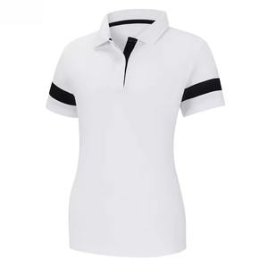 Polo de sport pour femme, impression personnalisée, doux et confortable, manches courtes, respirant, pour le golf - Product Image 4