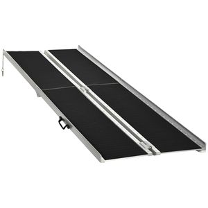 Rampa di Accesso Pieghevole in Alluminio Antiscivolo da 3 Metri per Ingresso Rapido alle Porte - Product Image 1