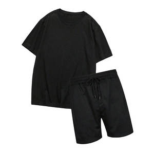 Summer Men's T-shirt <b>Set</b> <b>2</b> <b>Piece</b> Men's Sportswear Suit Sports Fitness Custom Brand Printed Short Sleeve Two <b>Piece</b> Shorts <b>Set</b> Men - Product Image 1