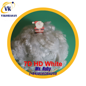 เส้นใยโพลีเอสเตอร์แบบกลวง 7D64HD ไม่เคลือบซิลิโคน ผลิตในเวียดนาม ผู้ผลิตเส้นใยสังเคราะห์ และเส้นใยโพลีเอสเตอร์รีไซเคิล GRS - Product Image 2