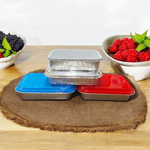 Conteneur à emporter pour barbecue de compagnie aérienne Papier d'aluminium écologique Rectangle jetable de haute qualité 1000pcs/ctn - Product Image 5