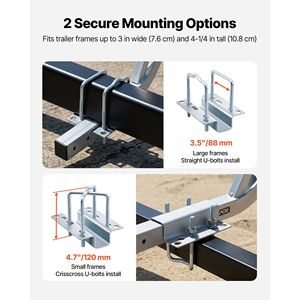 2 Piezas de Postes Guía Ajustables de Acero de Alta Dureza de 30.5in/47.5in para Remolques de Barcos y Embarcaciones con Guías de Alta Resistencia - Product Image 6