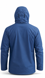 Softshell <b>Rain</b> Jacket Fully Waterproof Breathable Pro-Weather <b>Men's</b> Stand Collar Front Logo Outdoor <b>Coat</b> - Product Image 3