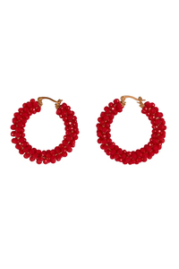 ต่างหูห้อยประดับลูกปัดหลากสีสัน ทำมือ ประดับมุกเทียม สไตล์โบฮีเมียน ทันสมัย เครื่องประดับแบบเสียบเล็บ สำหรับผู้หญิง สไตล์ชาติพันธุ์ - Product Image 6