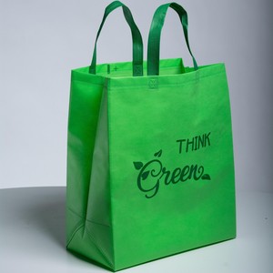 Meilleur prix – Sac de courses réutilisable personnalisé avec logo, pour chaussures et emballages, en tissu non tissé laminé, recyclable, vente en gros - Product Image 4