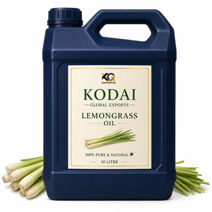 Aceite Esencial de Limoncillo de Tamil Nadu 100% Puro y Natural de Primera Calidad, Destilado al Vapor, para Aromaterapia y Cuidado Facial, Kodai Global Export - Product Image 1